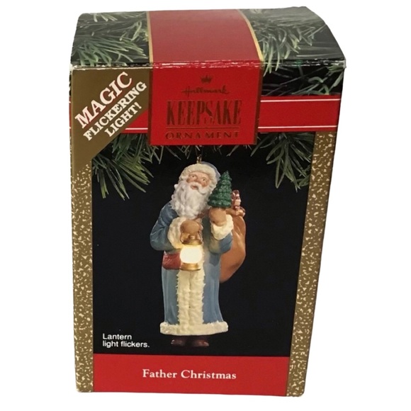 Hallmark 1991 “Father Christmas” Lighted Ornament - Picture 1 of 4